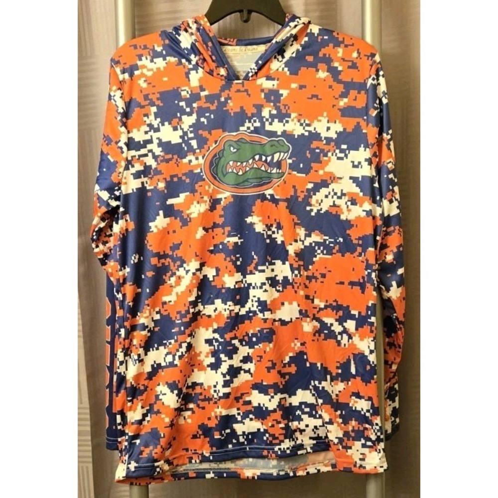 Florida Gators Adult Medium Orange Blue Hoodie Sweatshirt‎ Made Loyal Pullover